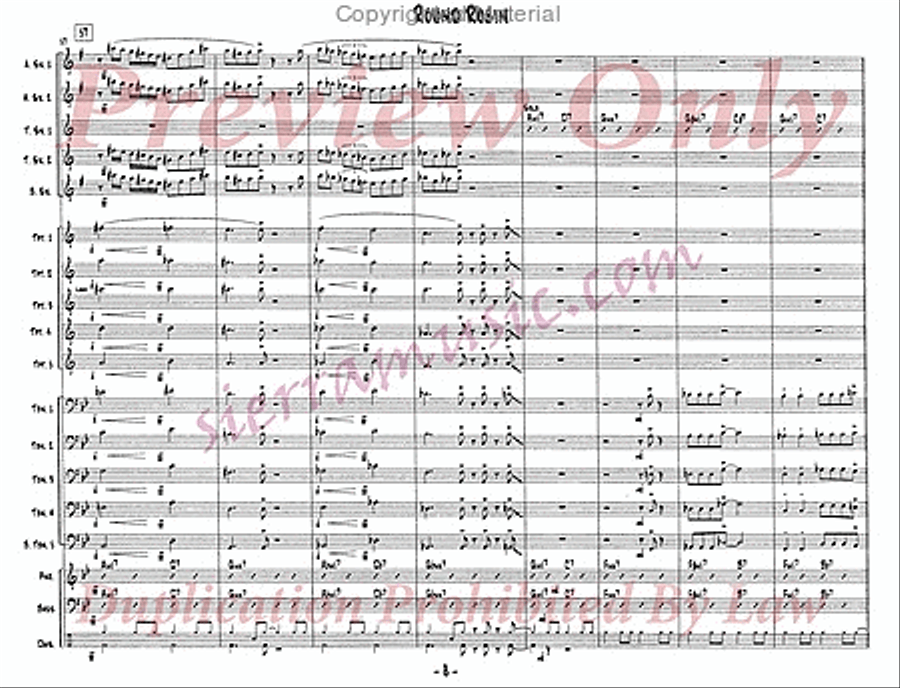 Round Robin Jazz Ensemble scores gallery preview page 9