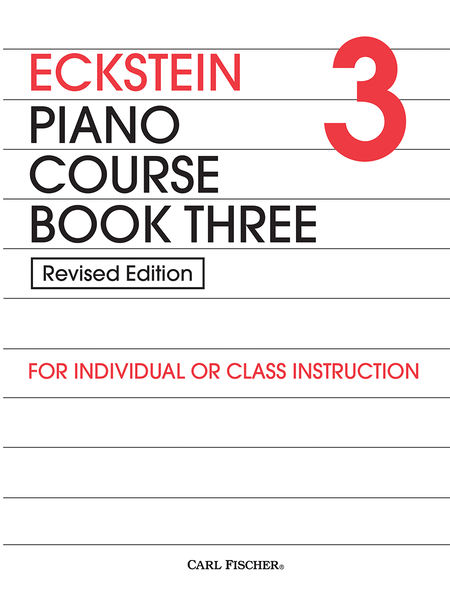 Eckstein Piano Course Book Three
