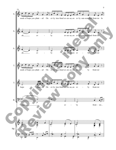 A Song of Hope (Choral Score)