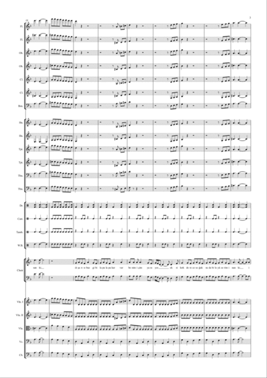 Kara Sevda Full Orchestra scores gallery preview page 3