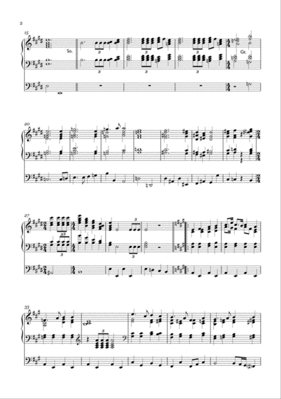 Intrada Organ Solo scores gallery preview page 2