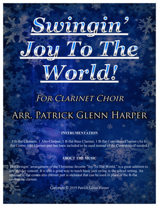 Swingin' Joy To The World - for Clarinet Choir