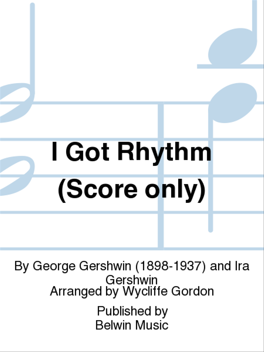 I Got Rhythm (Score only) Jazz Ensemble scores gallery preview page 1