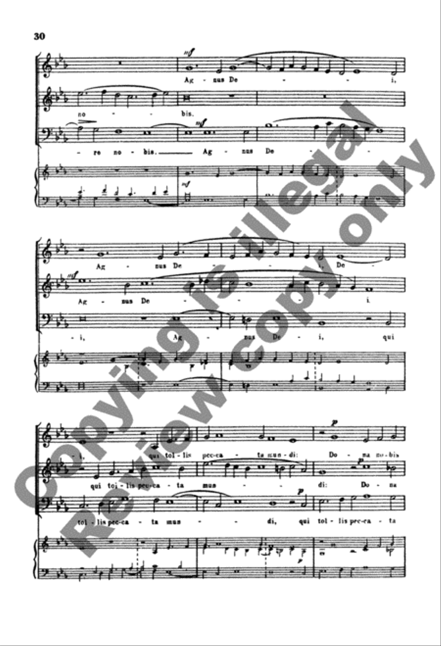 Mass for Three Voices ATB scores gallery preview page 18