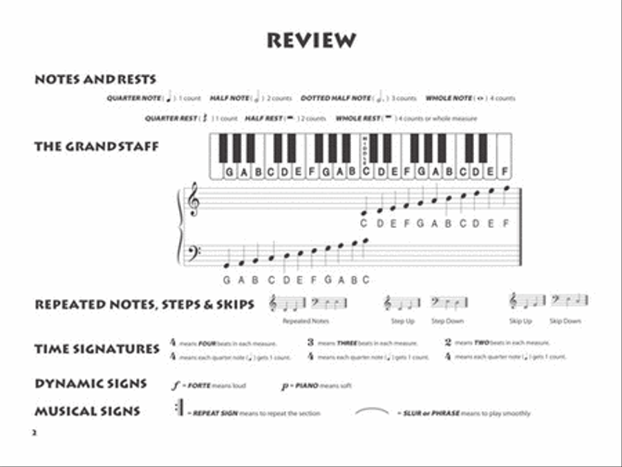 Beanstalk's Basics for Piano Piano Method scores gallery preview page 4