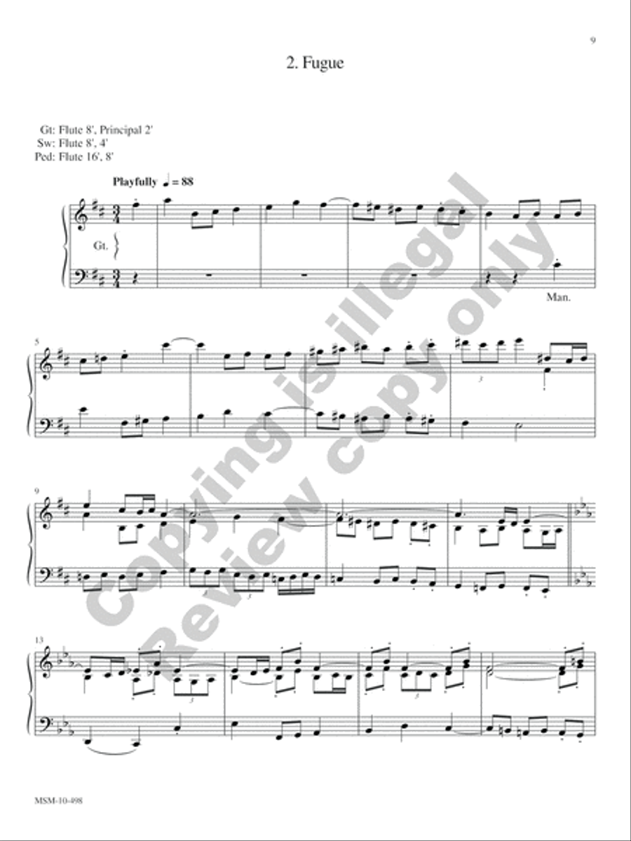 Suite Organ scores gallery preview page 5