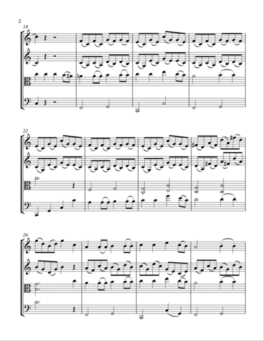 The Sound Of Music by Richard Rodgers - String Quartet
