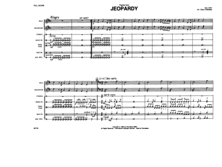 Jeopardy! Theme (Percussion Feature)