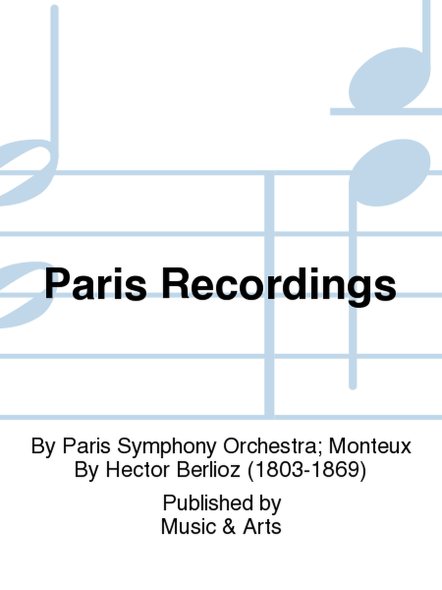 Paris Recordings