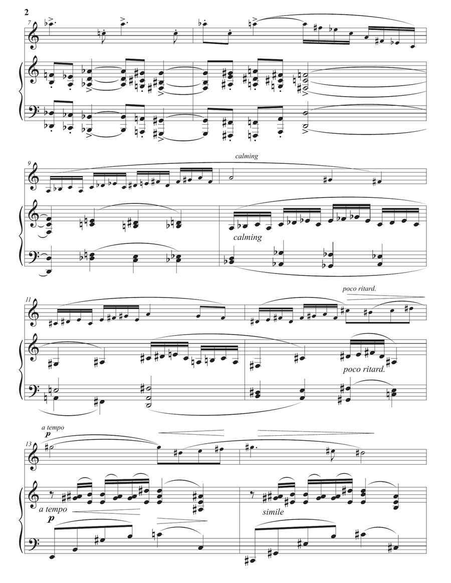 Saxophone Sonata Alto Saxophone scores gallery preview page 4