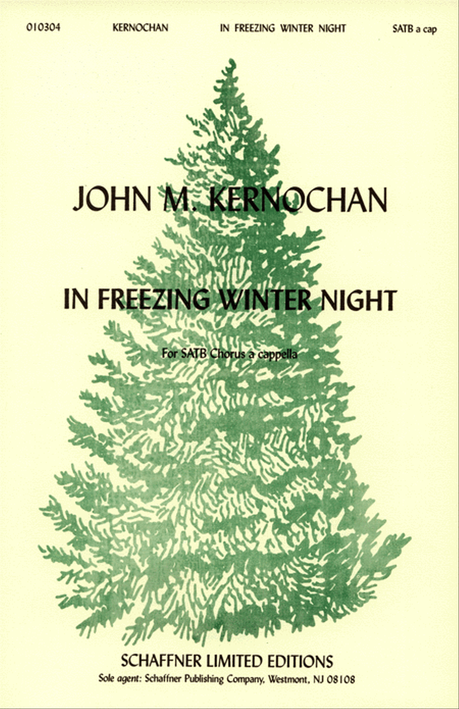 In Freezing Winter Night 4-Part scores gallery preview page 1
