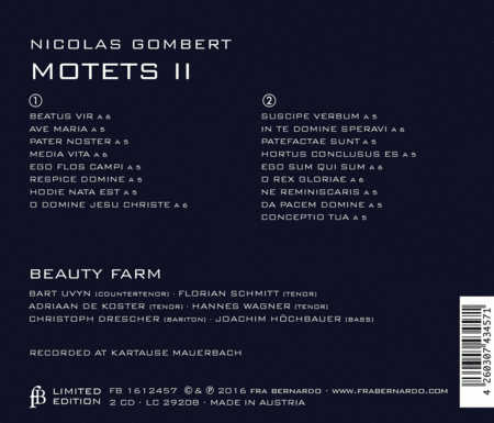 Nicolas Gombert: Motets, Vol. 2