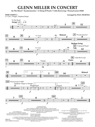 Glenn Miller In Concert (arr. Paul Murtha) - Percussion 2
