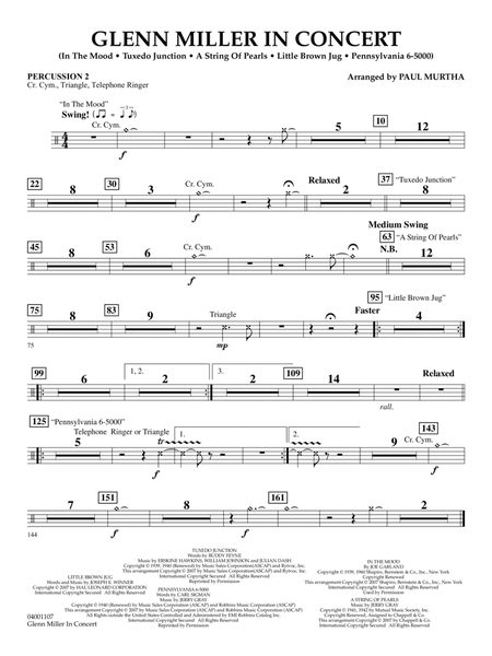 Glenn Miller In Concert (arr. Paul Murtha) - Percussion 2