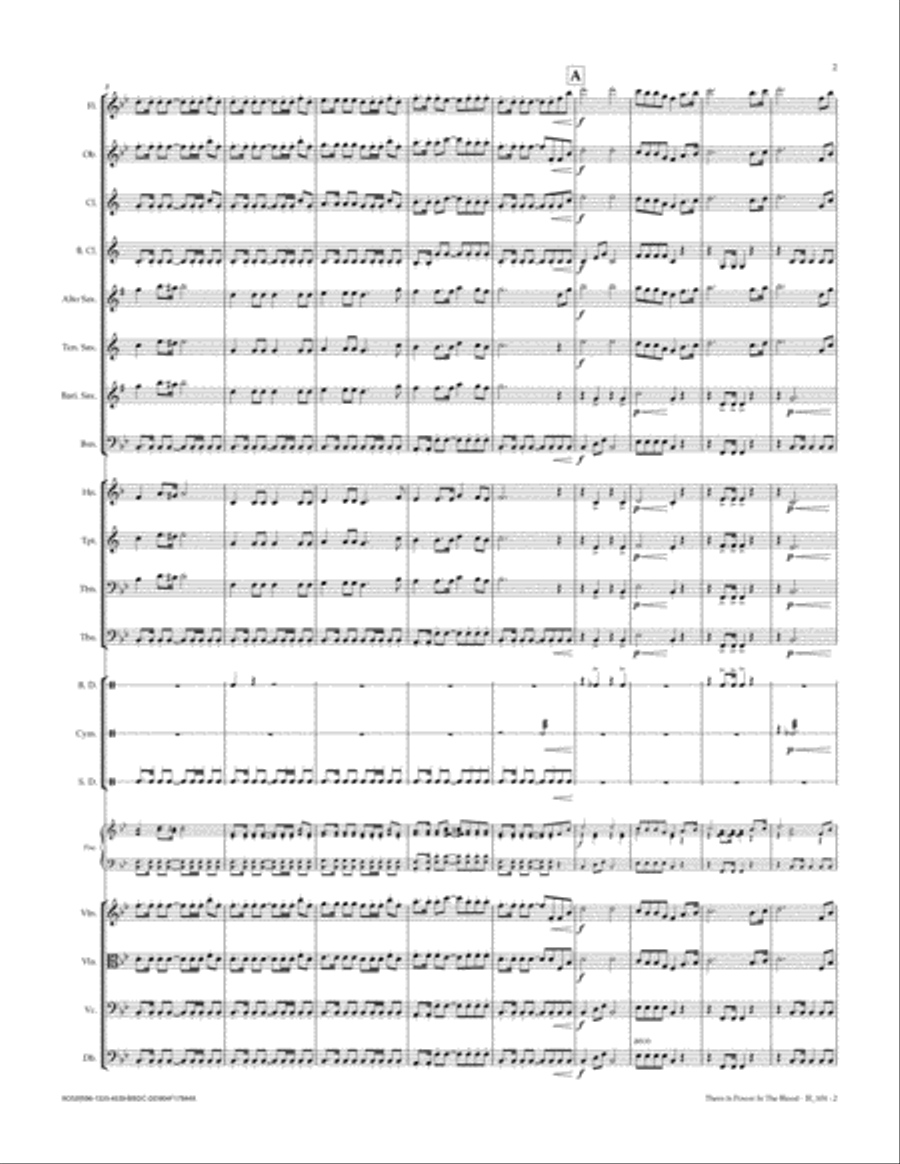 There Is Power In The Blood Concert Band scores gallery preview page 5