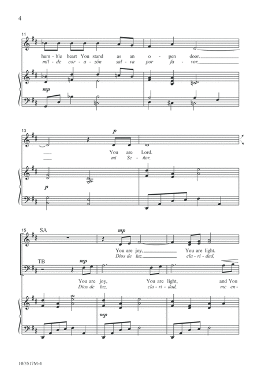 You Are Lord 4-Part scores gallery preview page 4