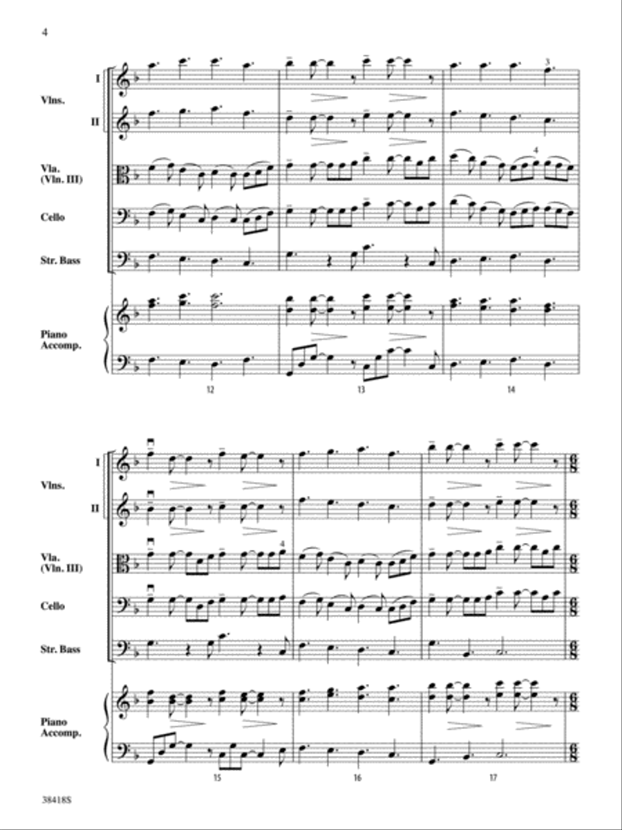 Return to Skye: Score Return to Skye: Score String Orchestra scores gallery preview page 4