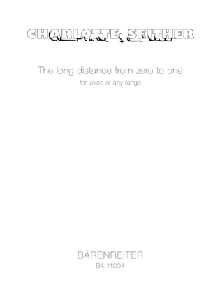 Book cover for The long distance from zero to one for Voice