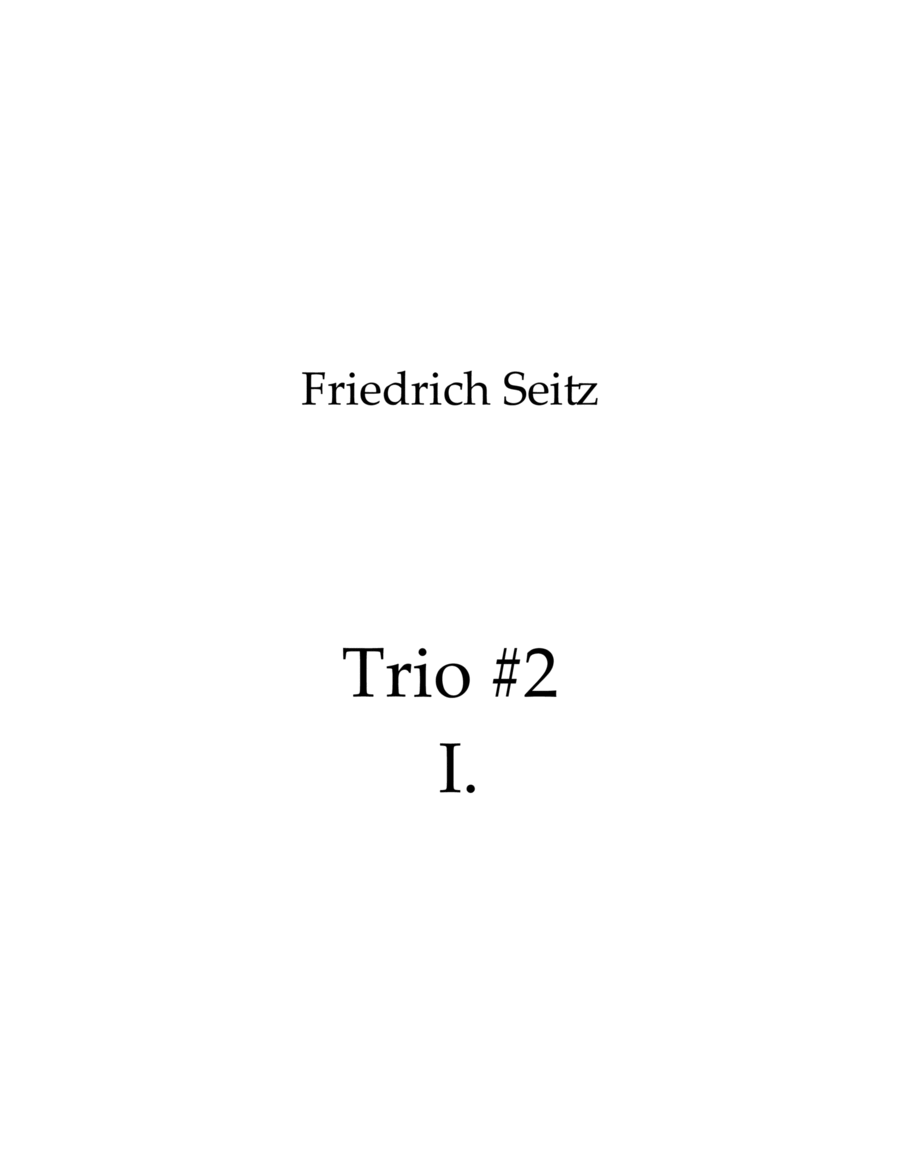 Trio #2 I. Moderato image number null