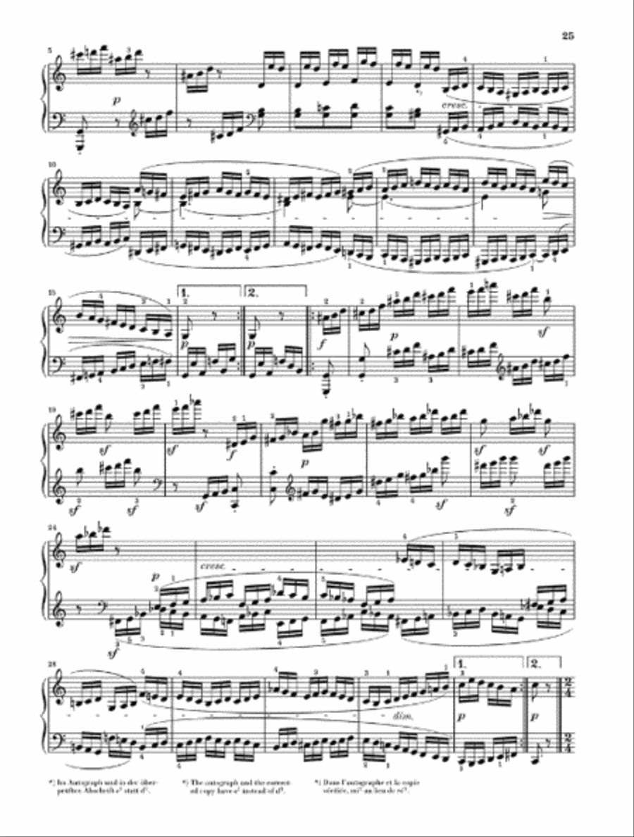 Diabelli Variations, Op. 120 Piano Solo scores gallery preview page 4