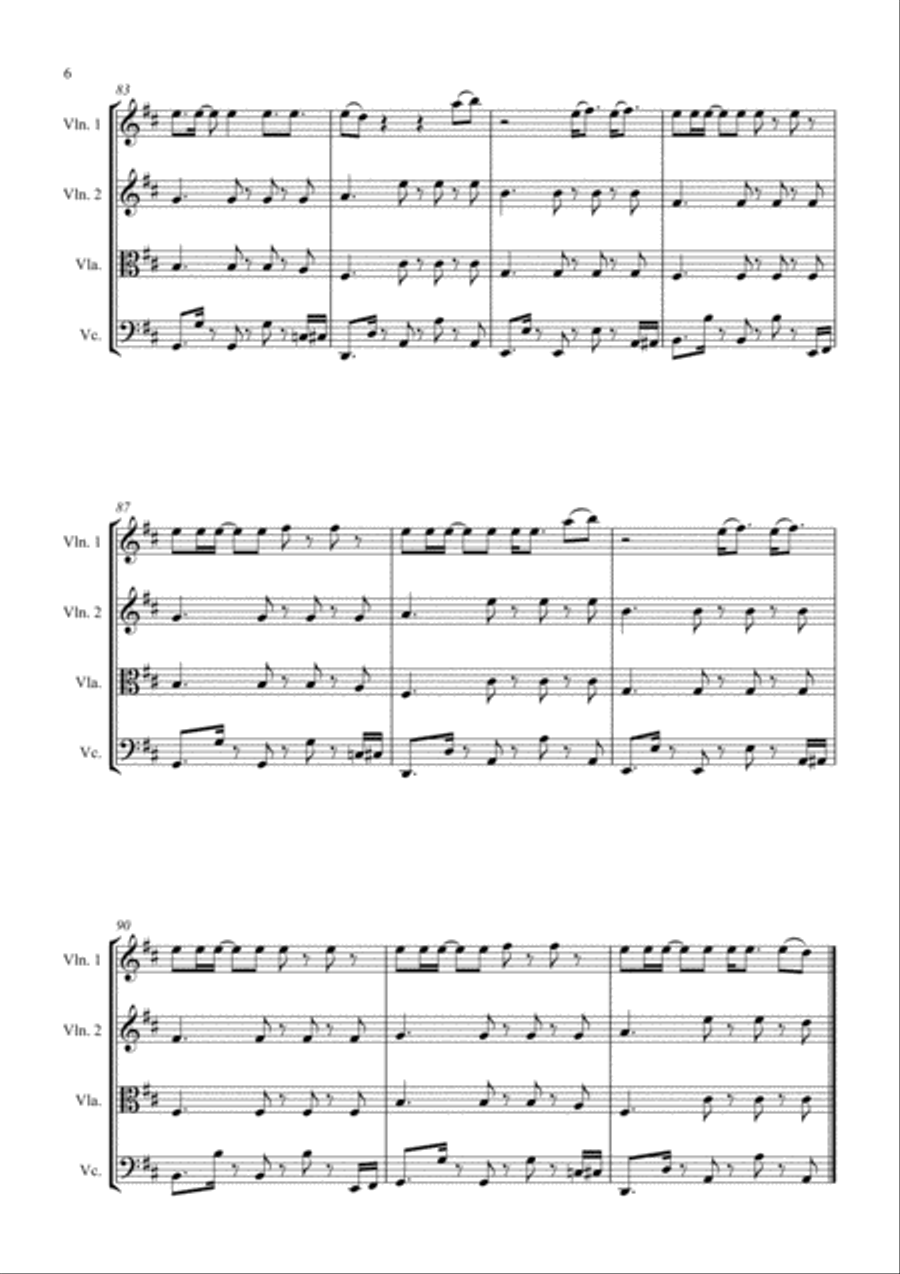 Don't Start Now Small Ensemble scores gallery preview page 6