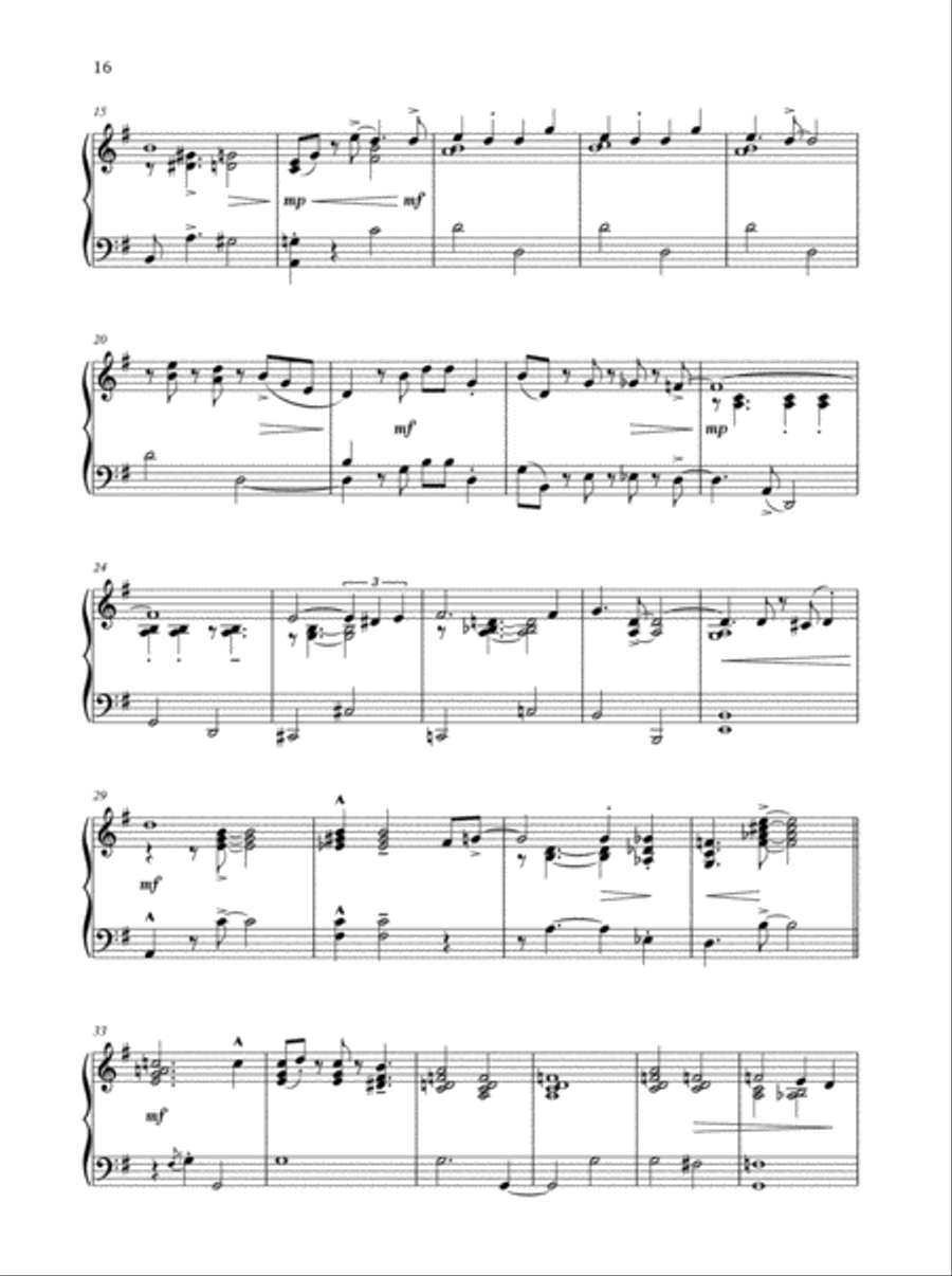 Jazz in Springtime + CD Piano Solo scores gallery preview page 4