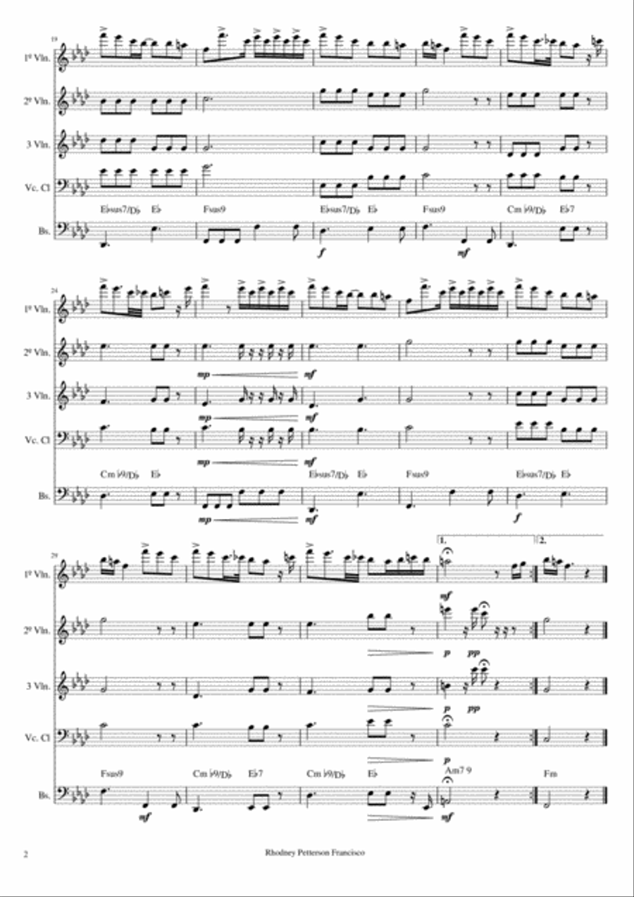 Kiss From A Rose String Quartet scores gallery preview page 2