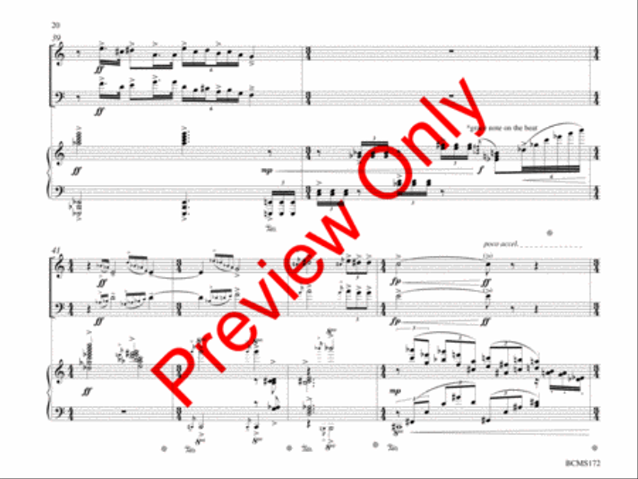Journey Toward the Eternal Flame Bassoon scores gallery preview page 21