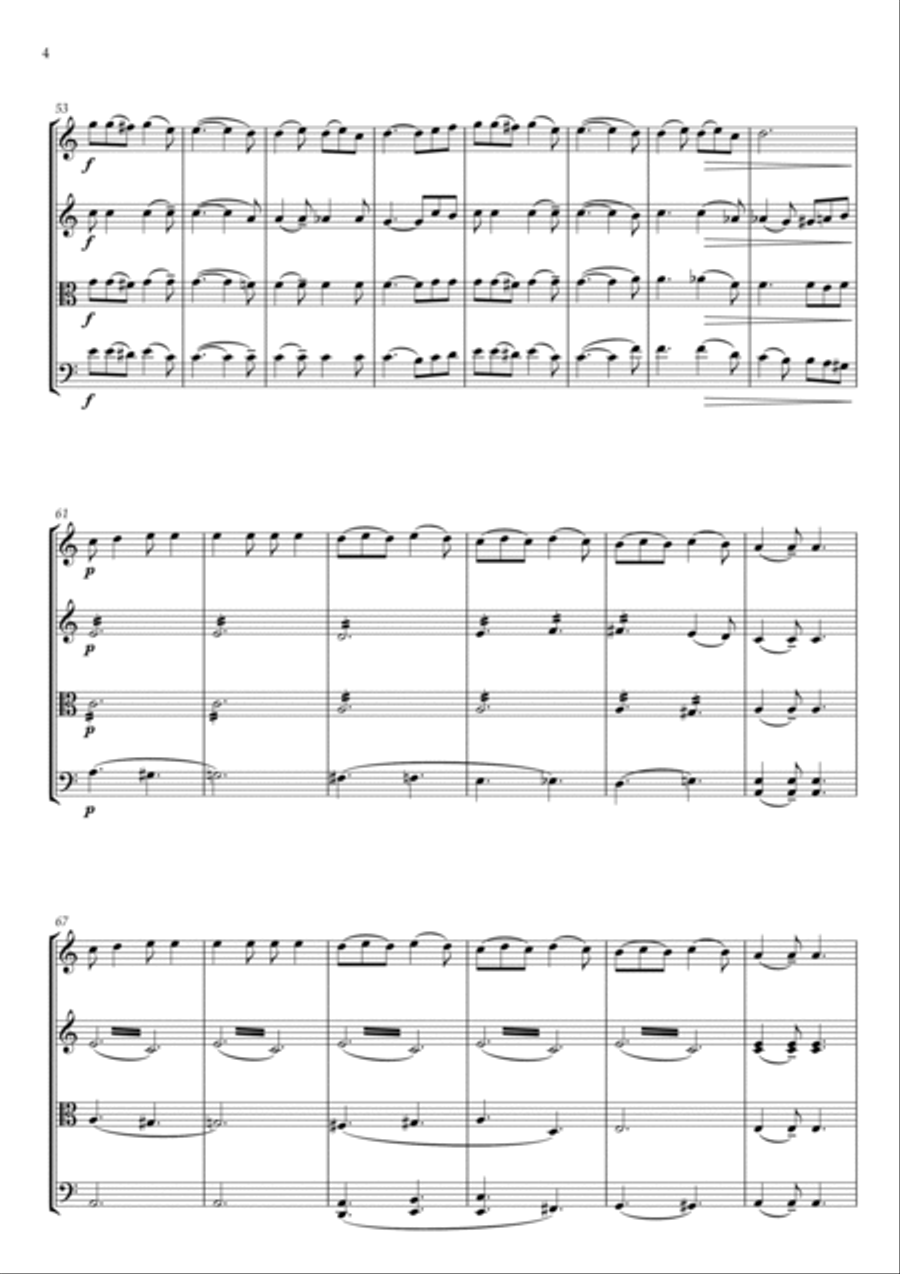Mount Alagyaz String Quartet scores gallery preview page 4