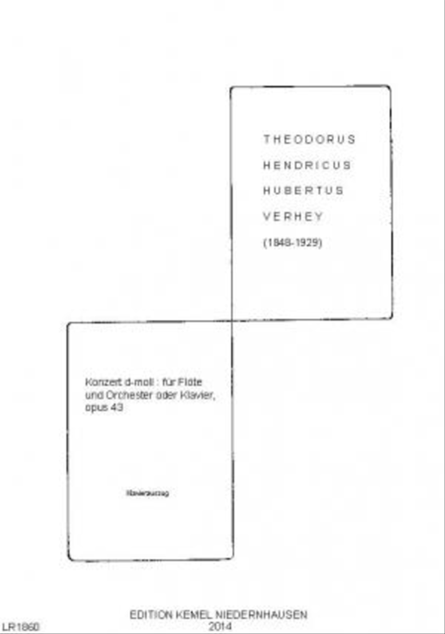 Konzert d-moll Flute Solo scores gallery preview page 1