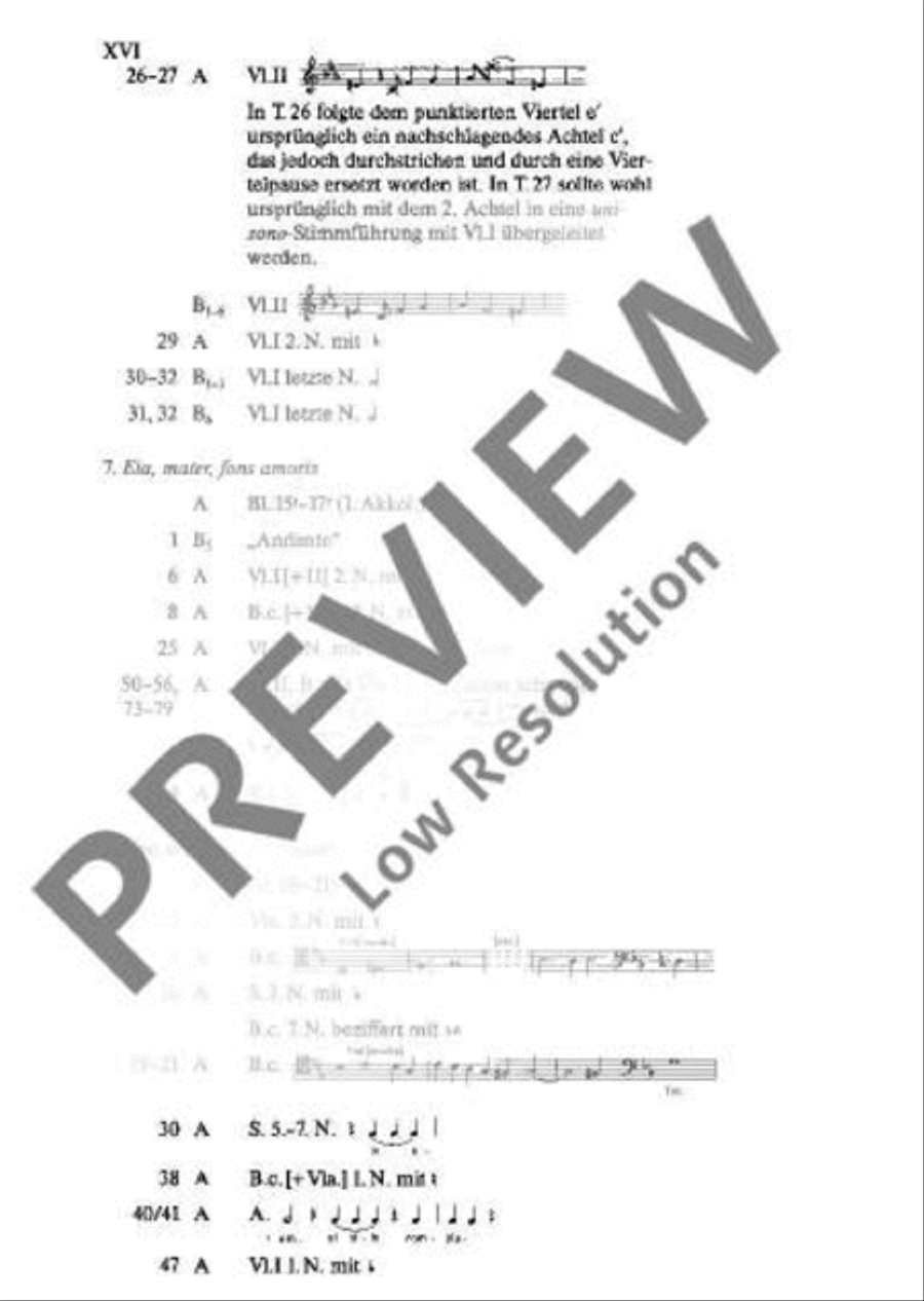Stabat Mater Basso Continuo scores gallery preview page 17
