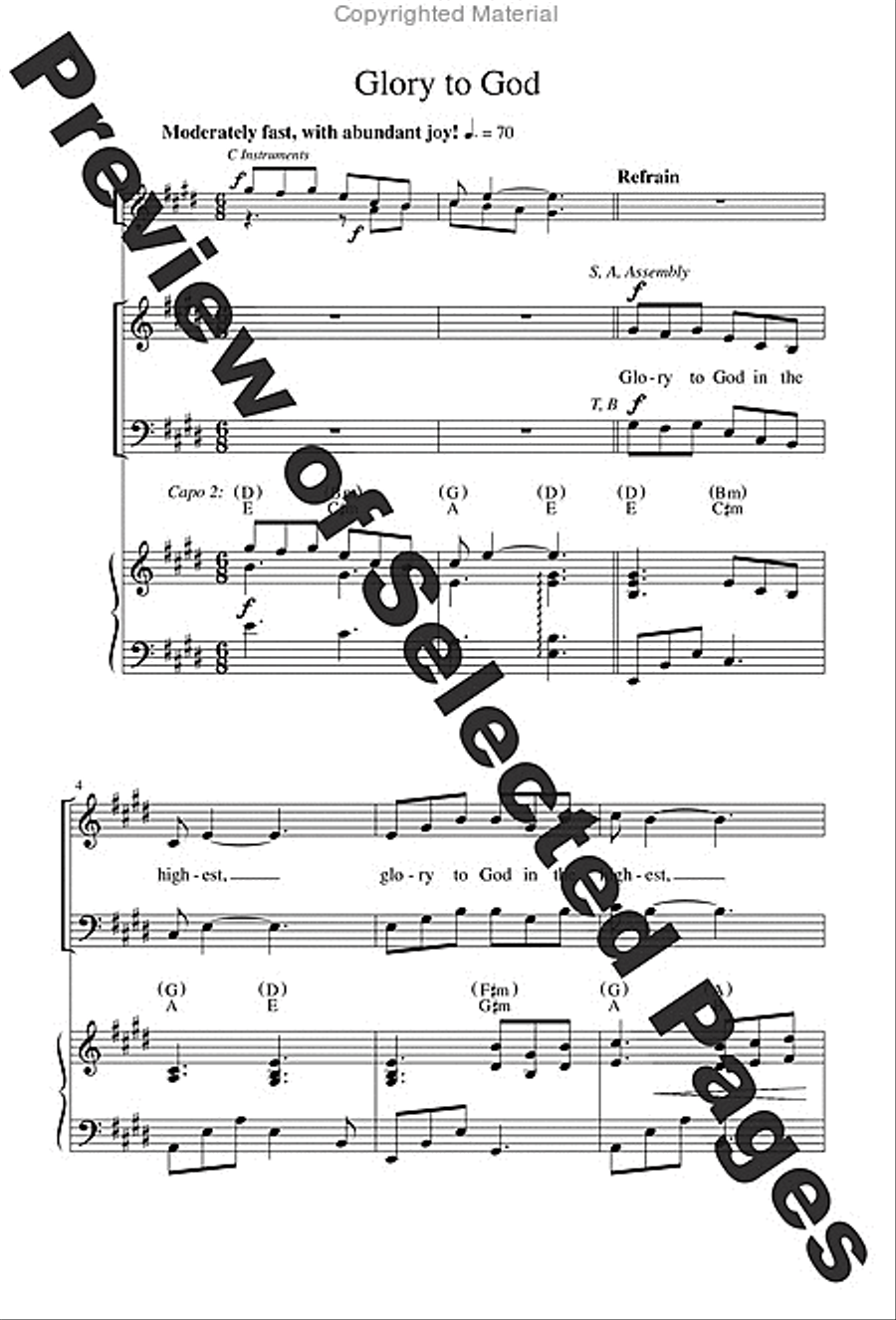 The Glendalough Mass CD scores gallery preview page 4