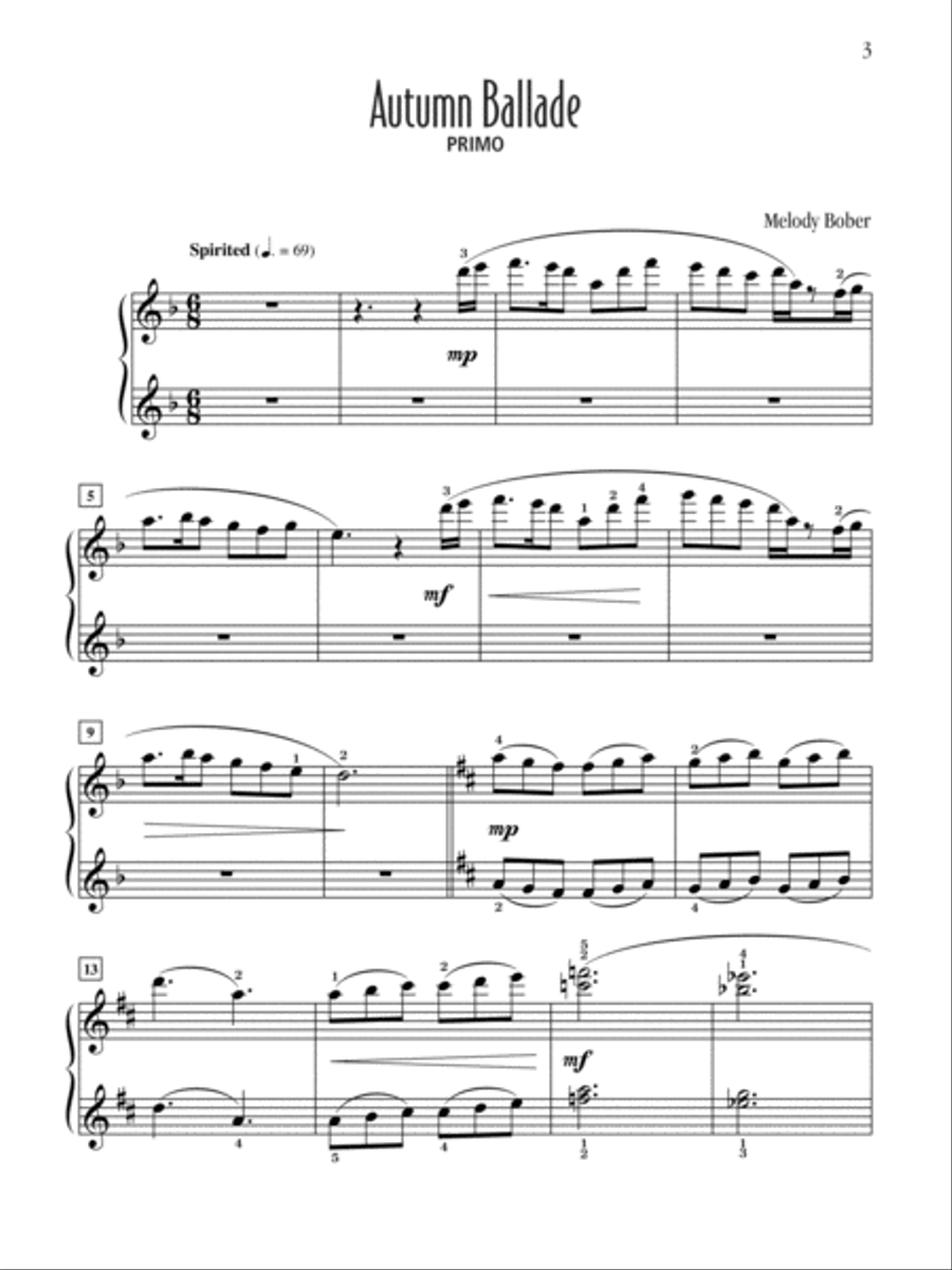 Suite in Season Small Ensemble scores gallery preview page 3