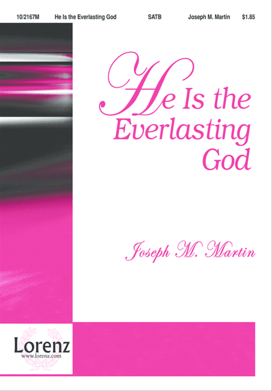 He Is the Everlasting God 4-Part scores gallery preview page 1