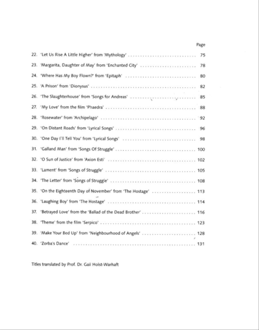 Songs for Piano - Volume 1 Piano Solo scores gallery preview page 3