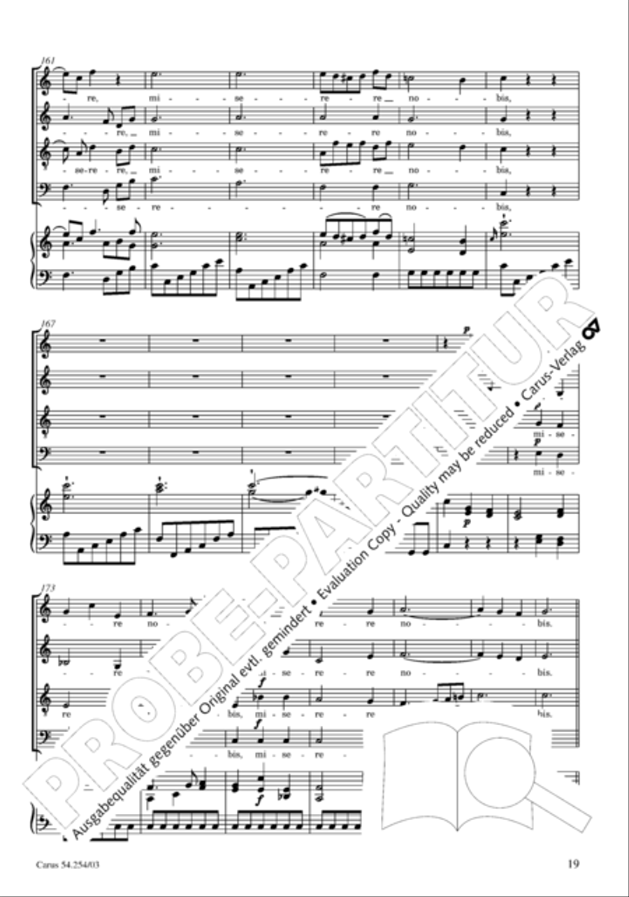 Missa Sancti Hieronymi 4-Part scores gallery preview page 20