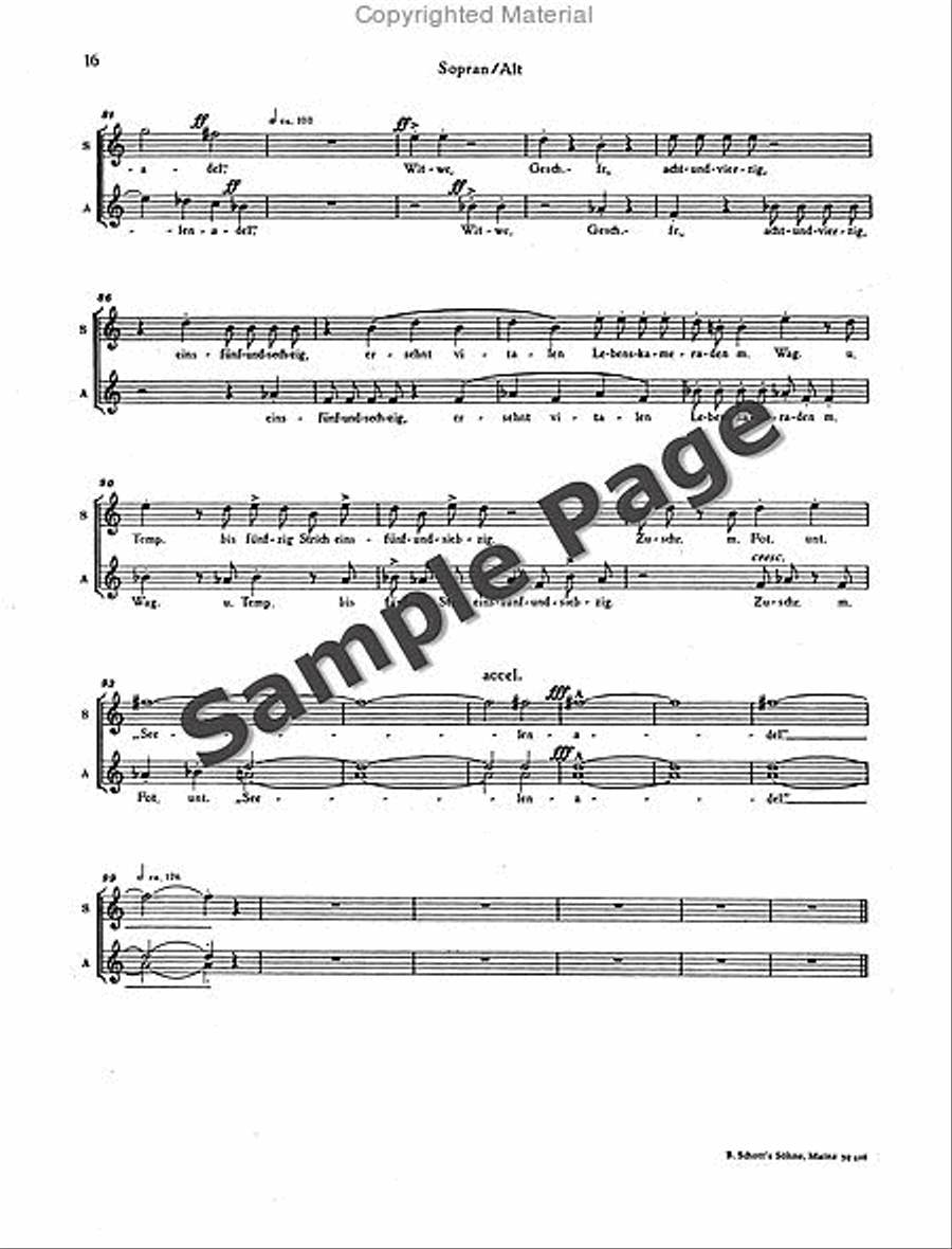 Heiratspostchorus/hpsi/db (sa) SA scores gallery preview page 17