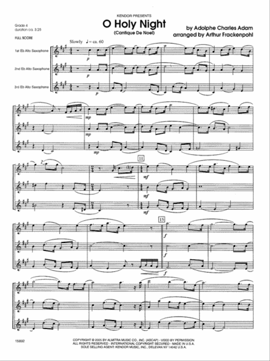 O Holy Night (Cantique De Noel)