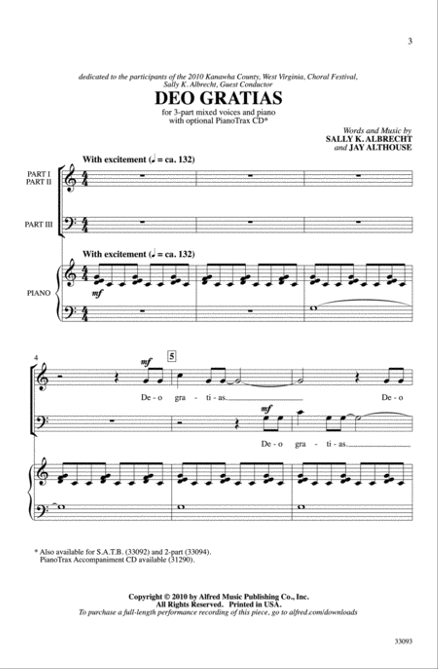 Deo Gratias 3-Part scores gallery preview page 2