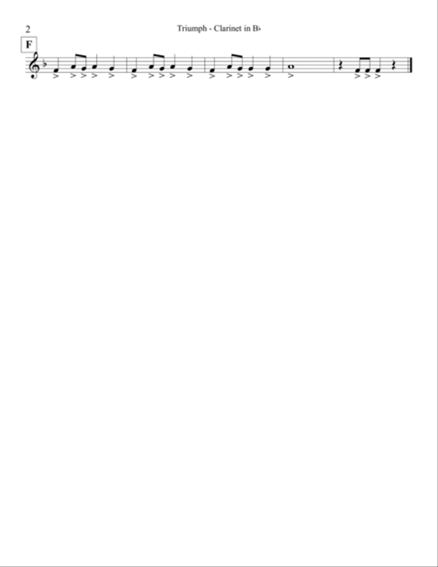 Triumph - An Overture for Band Concert Band scores gallery preview page 3