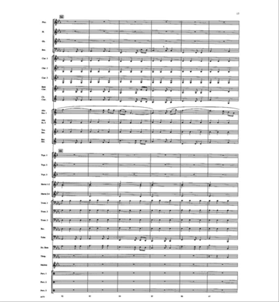 American Folk Fantasia American Folk Fantasia Concert Band scores gallery preview page 18