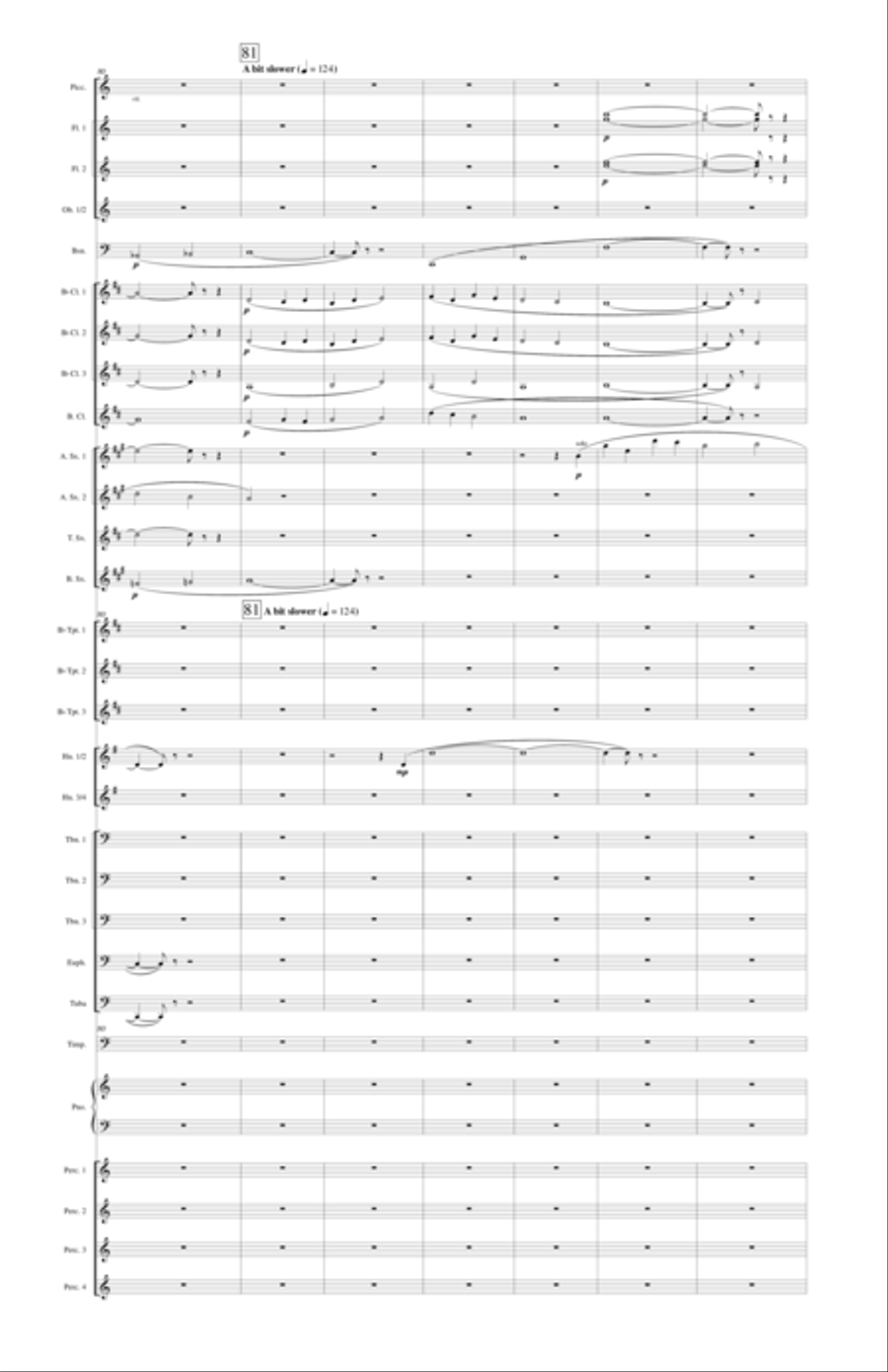 With Voice of Triumph Raised Concert Band scores gallery preview page 15