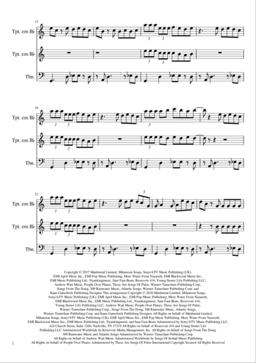 Havana Brass Ensemble scores gallery preview page 2