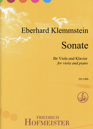 Book cover for Sonate fur Viola und Klavier