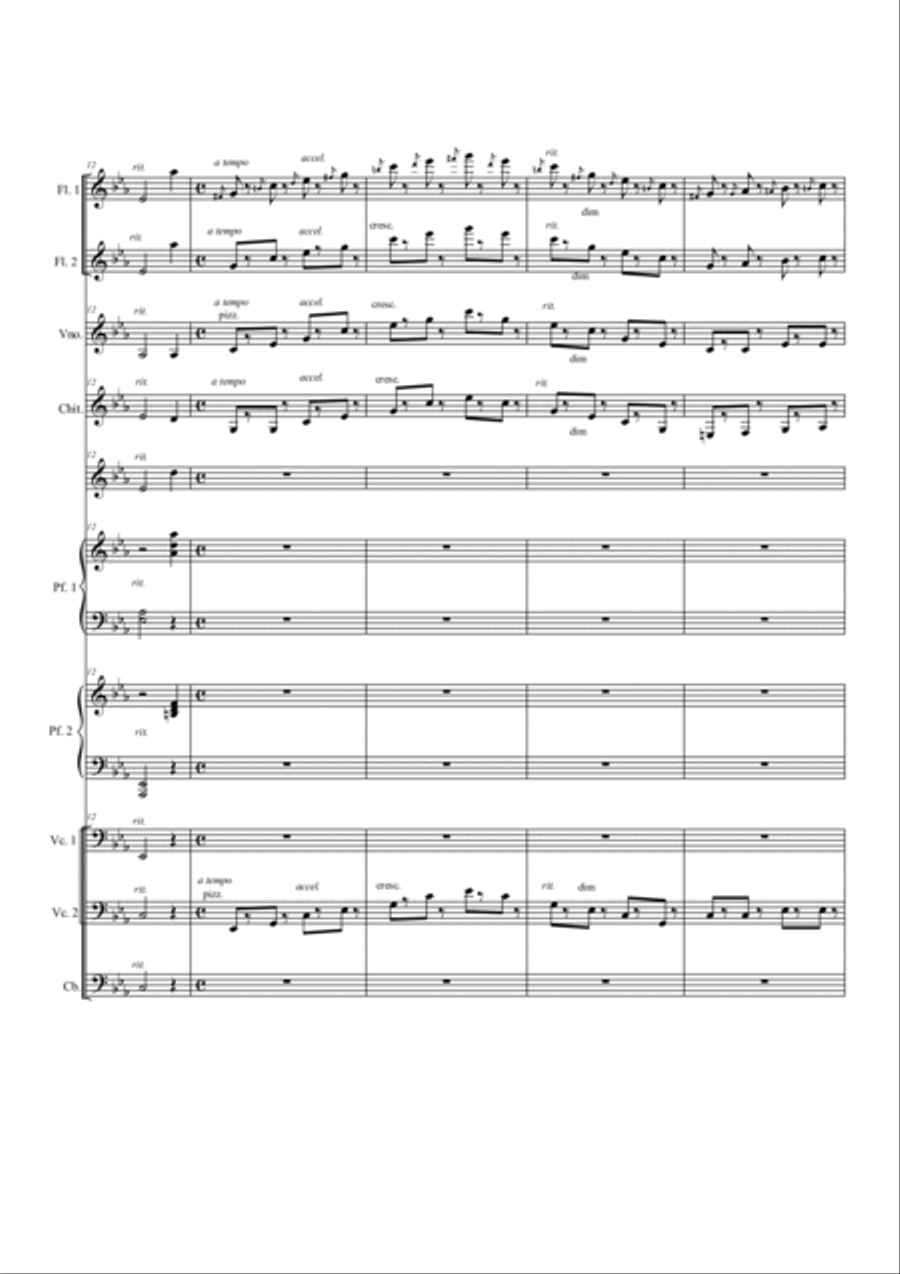 Carnival of the animals: 6-Kangaroos Small Ensemble scores gallery preview page 3