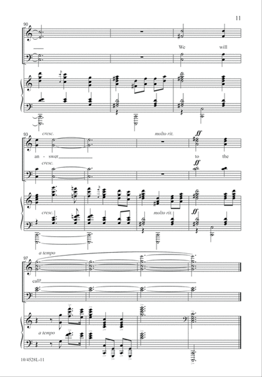 Answer to the Call 4-Part scores gallery preview page 12