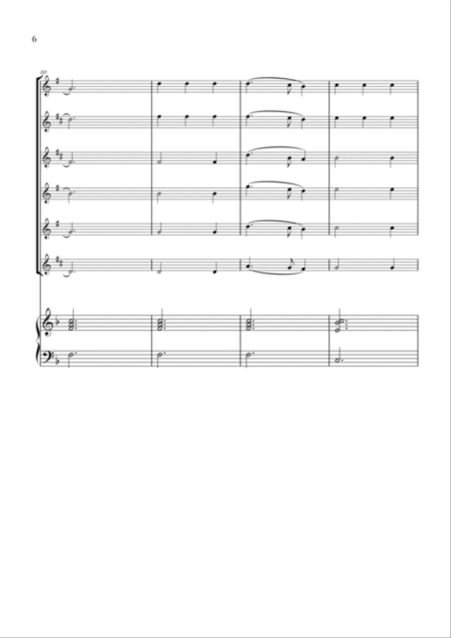 My Country 'Tis of Thee (America) Woodwind Ensemble scores gallery preview page 6