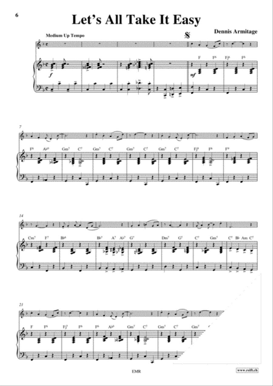 Dixieland by Dennis Armitage Alto Saxophone - Sheet Music page 4