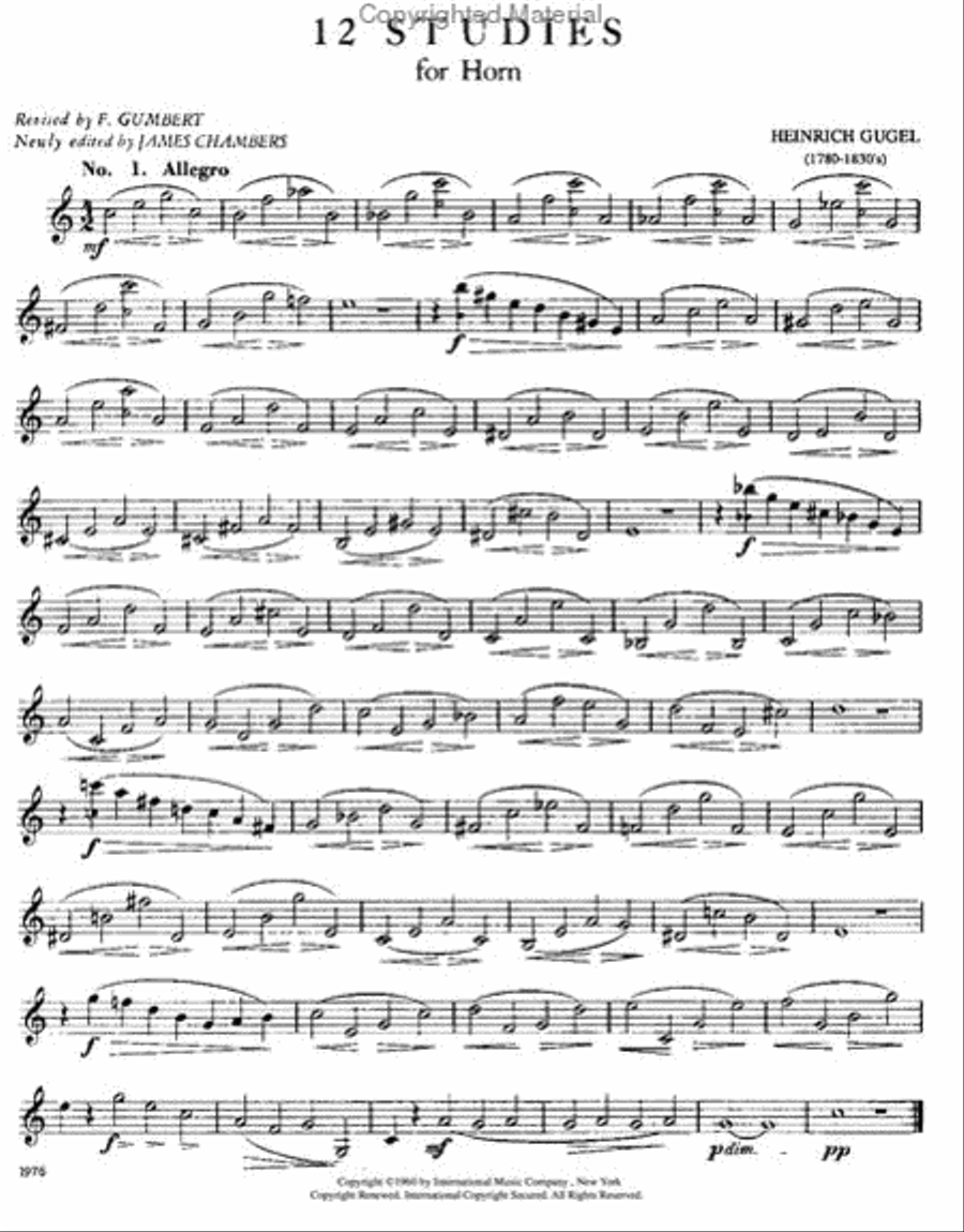 12 Studies 12 Studies Horn Solo scores gallery preview page 2