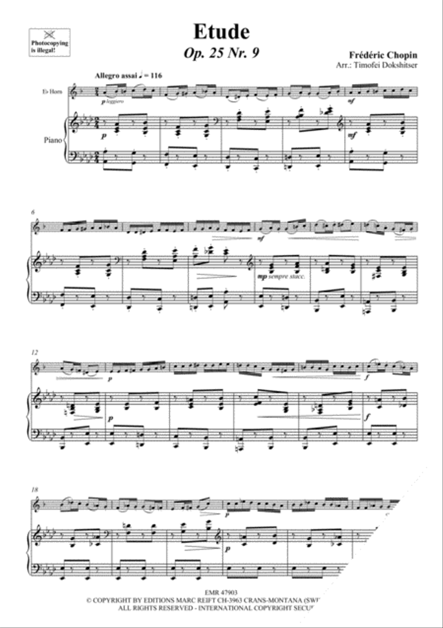 Etude Horn scores gallery preview page 3